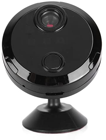 Caméra de Sécurité Intelligente, Caméra Extérieure Intérieure HD 1080p Mini Caméra de Sécurité APP Prend en Charge la Caméra de Surveillance WIFI, Surveillance en Temps Réel, Base Magnétique Rotative