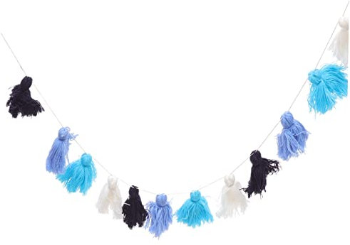 GOOHOCHY Dekorative -Tassel-anhängung Im Boho-Stil Handgefertigtes Wandornament Mit Bunten Fuzzy-bällen Für Kinderzimmer Wohnzimmer Und Festliche Anlässe