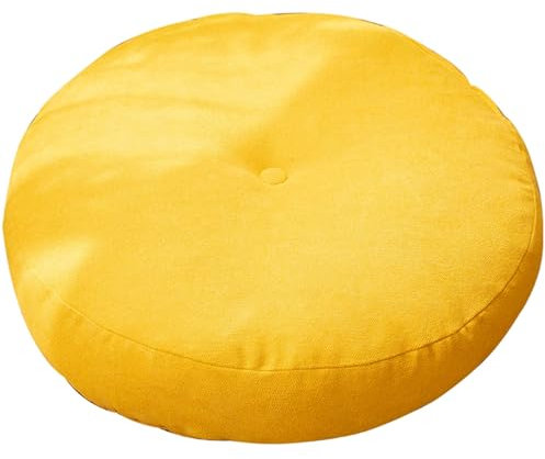 Runde, Dicke Sitzkissen für den Boden, solides, Dickes Kissen, Meditationskissen für Sitzen auf dem Boden, Tatami-Pad für Gäste oder Kinder in der Leseecke, Yoga, Wohnzimmer, Sofa, Balkon im Freien (