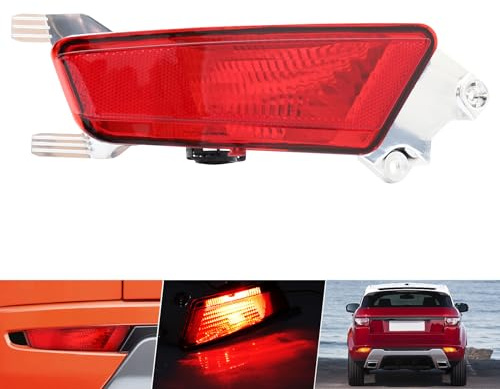 FSHero Riding Rear Bumper Fog Light Tail Light Brake Lamp Fit for Land Rover Range Rover Evoque 2011 2012 2013 2014 2015 2016 2017 2018 (Left Side)