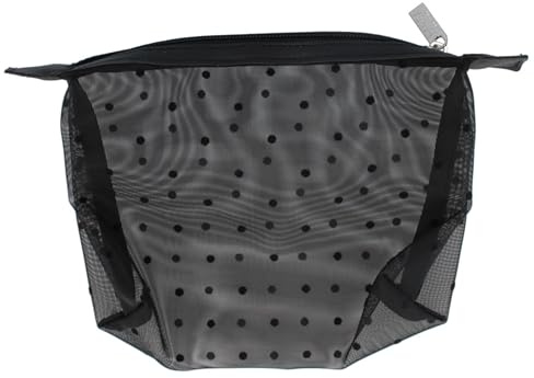 PARSA Beauty Kosmetiktasche klein (Mesh) – Schminktasche für Damen und Herren zur Aufbewahrung von Kosmetikartikeln