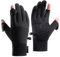 SUWIWKKOA Wind- und wasserdichte warme Handschuhe mit fingerkappe - Wasserabweisende Touchscreenhandschuhe geeignet zum Laufen Radfahren Angelhandschuhe