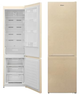 Ngm FR400 ESA - Frigorifero combinato, 327 litri, Raffreddamento No Frost, Beige