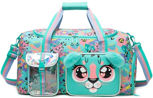 HTgroce Sac de Sport Fille - Sac de Voyage Filles pour Loisirs - Sac de Gym pour Danse Piscine
