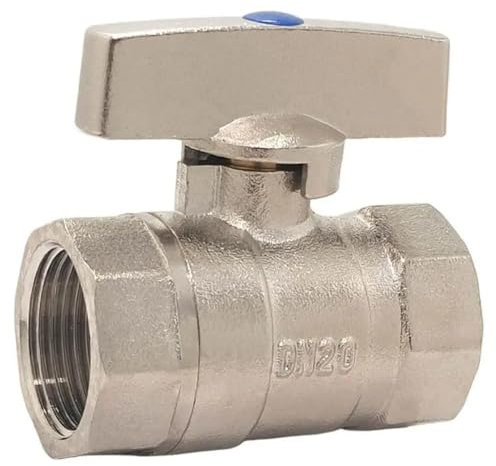 FRAOMHFW Pneumatische 1/2'' 3/4 1 1-1/4 BSP Innengewinde Mini Kugelhahn Messing Anschluss Gelenk Kupfer Fitting Kupplung Adapter Wasser Luft(3/4)