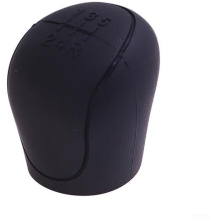 Funda de silicona para palanca de cambios diseñada para vehículos manuales de 5 velocidades, fácil de limpiar (negro)