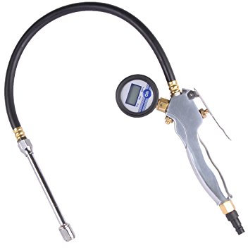 WELDINGER Druckluft-Reifenfüller digital mit Tankstellenstecker