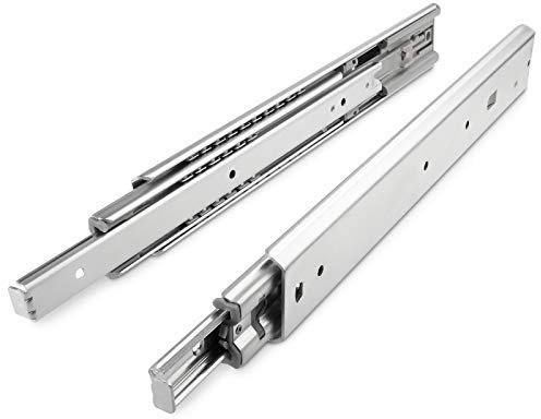 Junker 1 Paar Vollauszüge KV1-80-H53-L800-SC 800 mm Belastbar bis 80 Kg Schubladenauszug mit Soft-Closing