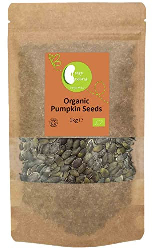 Organic Pumpkin Seeds - Certified Organic - by Busy Beans Organic (1kg)