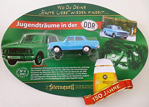 vielesguenstig-2013 DDR Pkw Modell Sammlermodell Brauerei Sternquell Moskwitsch 412 Limousine Nr. 04