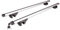 Trintion Alu Relingträger Dachträger bis 150kg Dachträger Abschließbar Lastenträger Relingträger Auto Lastenträger Dachgepäckträger Länge 123cm