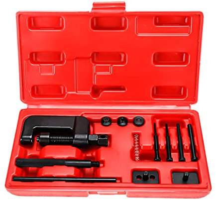 BOOMSTART 13tlg. Motorrad Kettenbrecher Kettentrenner Motorradketten Trennwerkzeug Nietwerkzeug Motorrad Ketten Steuerketten Trennnietwerkzeug