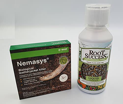 Nemasys Leatherjacker Killer 100 sqm + RootSuccess Lawn Repair Treatment