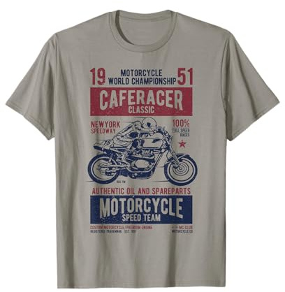 Retro Cafe Racer Clothing Motorcycle T-Shirt