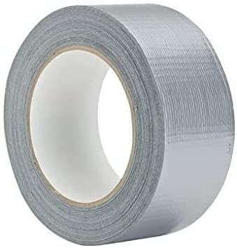 All Trade Direct Heavy Duty Silver Gaffer Tape 50mm x 50m, Strong Adhesive Duct Tape, High Strength Waterproof Cloth Repair Tape