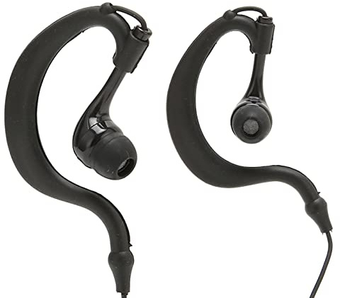 Auriculares con Cable, Impermeables sobre la Oreja Auriculares con Cancelación de Ruido Plug And Play Auriculares Deportivos con Micrófono Y Cubierta para la Oreja para Trabajar, Viajar, Gimnasio