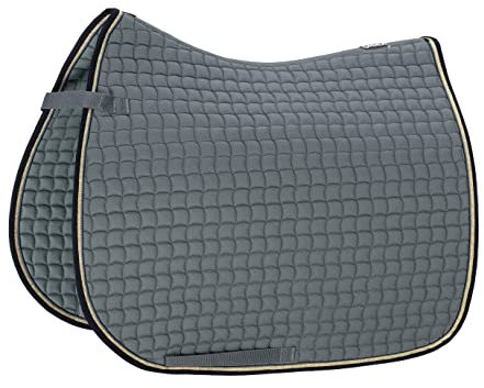 Eskadron Cotton Schabracke Basic in Ashblue, Größe:Vielseitigkeit, Farben:Ashblue