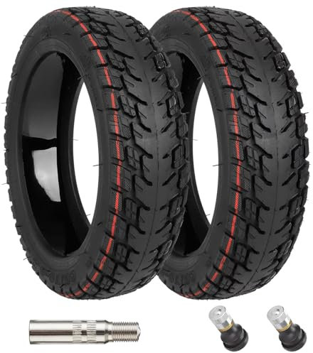Satgoo 60/70-6.5 Reifen Tubeless, Selbstreparierende Offroad, 10 Zoll Reifen Ersatzreifen für Segway Ninebot Max G30/G30D 2/G30E/G30LP, Super Grip, Komfortableres und Ruhigeres