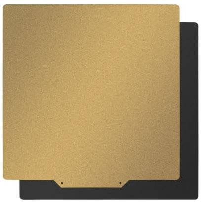 PEI 3D-Drucker, goldenes Pulver, Stahlblech und Magnetaufkleber, Seite B, für 3D-Drucker, 235 x 235 mm, Pei Stahlblech