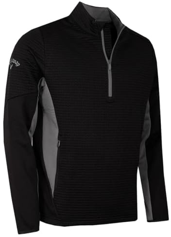Callaway Golf Herren Midweight Strukturierter Golf- Kaviar - L