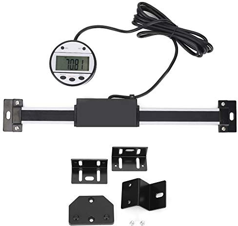 TIKATARER Lathe Linear Scale, 1000mm Digital Linear Scale Aluminum Alloy Digital Readout Display LCD Display Device Measuring Tool for Milling Machines Lathes (TIKATARERfy9uipnb35-11)