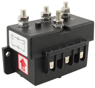 ECUTEE 1500 W 12 V relé de cabrestante inverso Molinete magnético interruptor barco yate relé magnético universal para vehículos ATV, UTV, 4 x 4, con motores de 2 hilos