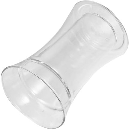OKUMEYR Tazza in Vetro Trasparente Bicchiere Per Bevande Da Festa Bicchiere Doppia Parete Vetro Riutilizzabile Per Caffè Freddo Acqua Tè Al Latte Ecc