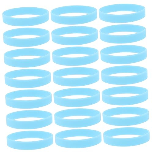 CLISPEED 100 Stück Glow in The Dark Silikon Armbänder Luminous Wristbands für Partygäste und Dekoration Flexibles und Hautfreundliches Material Leuchtende Armbänder für Feste und Events