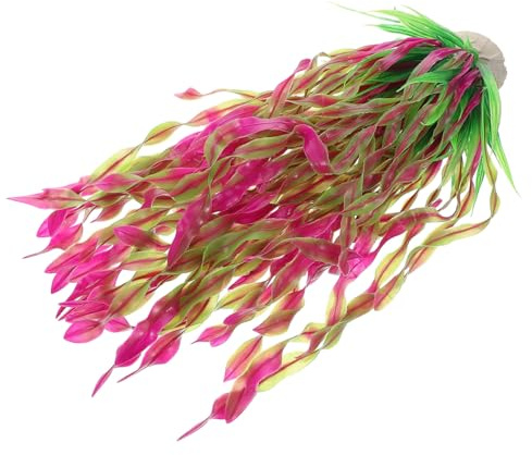 Milisten Plantas Acuáticas Artificiales de Plástico Resistentes y Realistas Decoración para Peceras sin para Principiantes