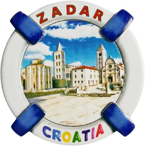 Zadar Kroatien Kühlschrankmagnet Tourist 3D Souvenir Kühlschrank Dekoration Kreatives Handwerk
