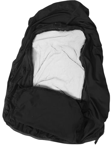 HOODANCOS Pare-Soleil Pour Poussette Protection Solaire Anti-Uv Pliable Noir