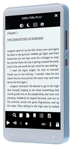 Generic Lettore di Libri Elettronici, Lettore di Ebook con Schermo Capacitivo Senza Inchiostro HD da 5, Bluetooth WiFi, Documenti Versatili, Libro Elettronico Personalizzato, 1G e 8G