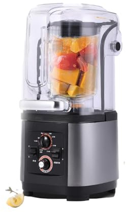 Mixeur Smoothie 2L 2200W Avec Auto-Nettoyant, Blender Haute Vitesse, Pour Milkshake, Jus, Glace Pilée, Mixeur Multifonction Pour Café, Bar Et Cuisine Professionnelle