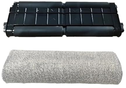 Mop Cloth Mop Holder Replacement Set, Compatible for Eureka, J20 Robot Vacuum Cleaner, Washable Microfiber Nylon Blend for Floor Cleaning