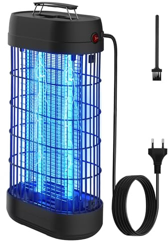 Regevo Lampe Anti Moustique, 22W UV Tue Mouche Eléctrique Couvrant 100m², Anti Insectes Moucherons Mites Intérieur Extérieur,Piège à Moustique pour Jardin Terrasse Piscine Chambre Maison Cuisine