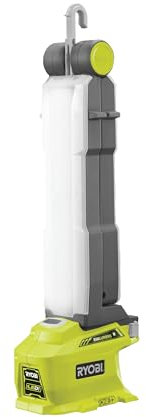 RYOBI P727 One+ 18 Volt 950 Lumen 270 Grad drehbare LED-Arbeitsleuchte mit integrierten Befestigungshaken (Batterie nicht im Lieferumfang enthalten, nur Licht)