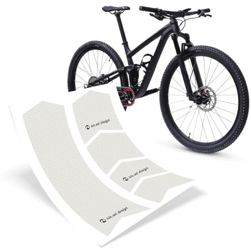 Rie:Sel Design Frame : Tape 3000 Schutz-Set für Fahrradrahmen, durchsichtig, one Size