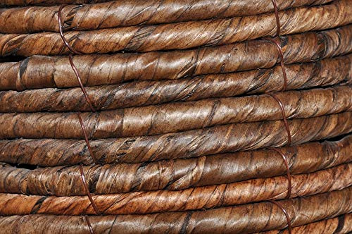 Home Comforts Rattan Braid Brown Bast Woven Natural Material-20 Inch By 30 Inch Laminated Poster With Bright Colors And Vivid Imagery-Fits Perfectly In Many Attractive Frames