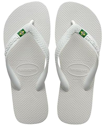 Havaianas - Top Brasil, Infradito Comode, Resistenti e Leggere con Suola Antiscivolo, Bandiera del Brasile sulle Strisce, Unisex Adulti