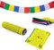 Banderas tibetanas de oración de 8 x 10 pulgadas, decoración al aire libre, pancarta impresa a mano, impresa en Nepal, bandera de caballo de viento [25 banderas]