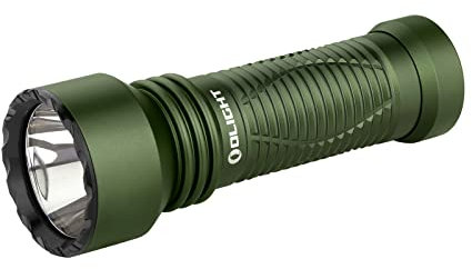 OLIGHT Javelot Mini LED taktische Taschenlampe mit einer runden Lichtquelle,Bis zu 1000 Lumen 600 M EDC helle Lampe, wiederaufbare IPX8 Handlampe für Notfall, Patrouille, Camping(Grün)