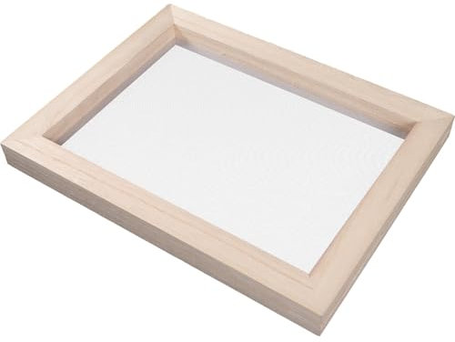 JUMPLAWN Diy Rahmen Für Papierherstellung Kinderfreundlicher Holzrahmen Für Kreative Bastelprojekte Einfach Zu Bedienen Für Familienaktivitäten Fördert Die Geschicklichkeit Kreativität Der