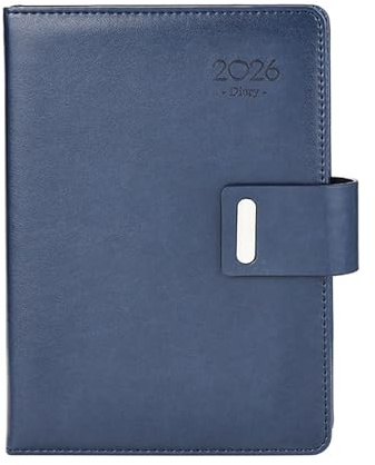 Agenda académica de negocios 2026 con listas de tareas, calendario, páginas de calendario reciclable de alta calidad, cuaderno de gestión del tiempo, calendario semanal y mensual