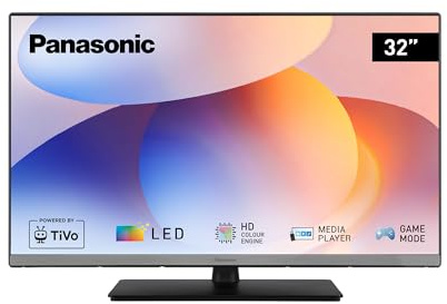 Panasonic TB-32S40AEZC, 32 Zoll Fernseher HD LED TV, TiVo, 2024 | Google- und Alexa-Sprachsteuerung, Gaming-Modus, Media Player, HDR, HDMI, WLAN, Smart TV, S40 Serie