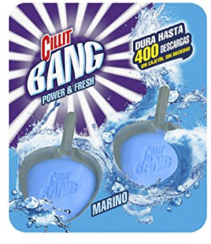 Cillit Bang WC Power Fresh - Colgador para inodoro, aroma Marino