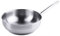 Contacto Sauteuse Edelstahl 18/10 Ø24 cm mit Rohrgriff & Schüttrand, induktionsgeeignet, Kapselboden, Kochtopf ohne Deckel