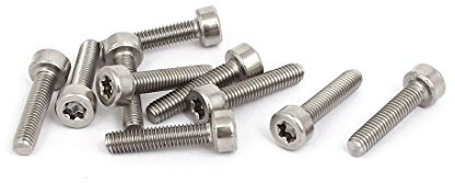 Aexit M3x14mm 3/5' x 9/16 '304 Edelstahl Torx-Zylinderschrauben mit Innensechskant 10 Stück (f16a77f2aa8e129453ebaef8be6a7dab)