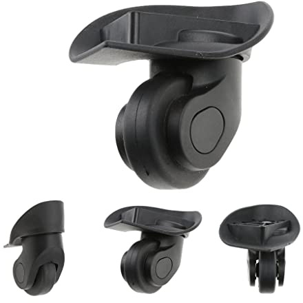 perfk 2 Paare Ersatzrollen Kofferrollen Ersatz Gepäck Koffer Roller Skate Rad Reparatur Kits, Reisekoffer Rolle Transportrollen