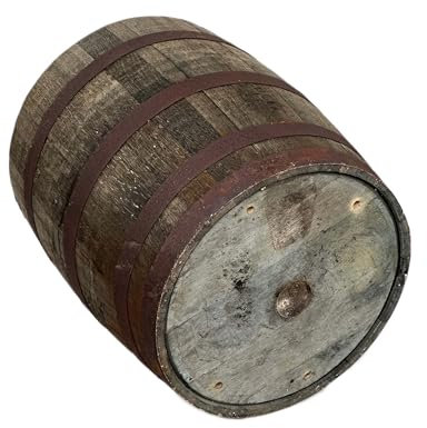 Temesso Kräuterbeet aus einem originalen schottischen Whiskyfass (Kräuterbeet mit Ablaufbohrung - Natur)