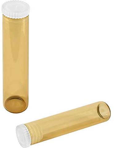50 Stück Glasröhrchen Flachbodengläser 50 x Ø10mm, braun, für Globuli, Pulver, feste Substanzen, inklusive Stopfen, 50 Stck.
